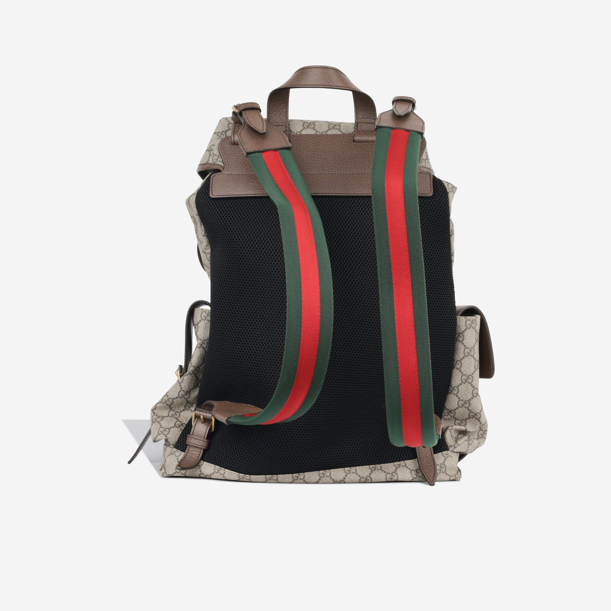 Gucci - Burgundy GG Canvas Backpack Large