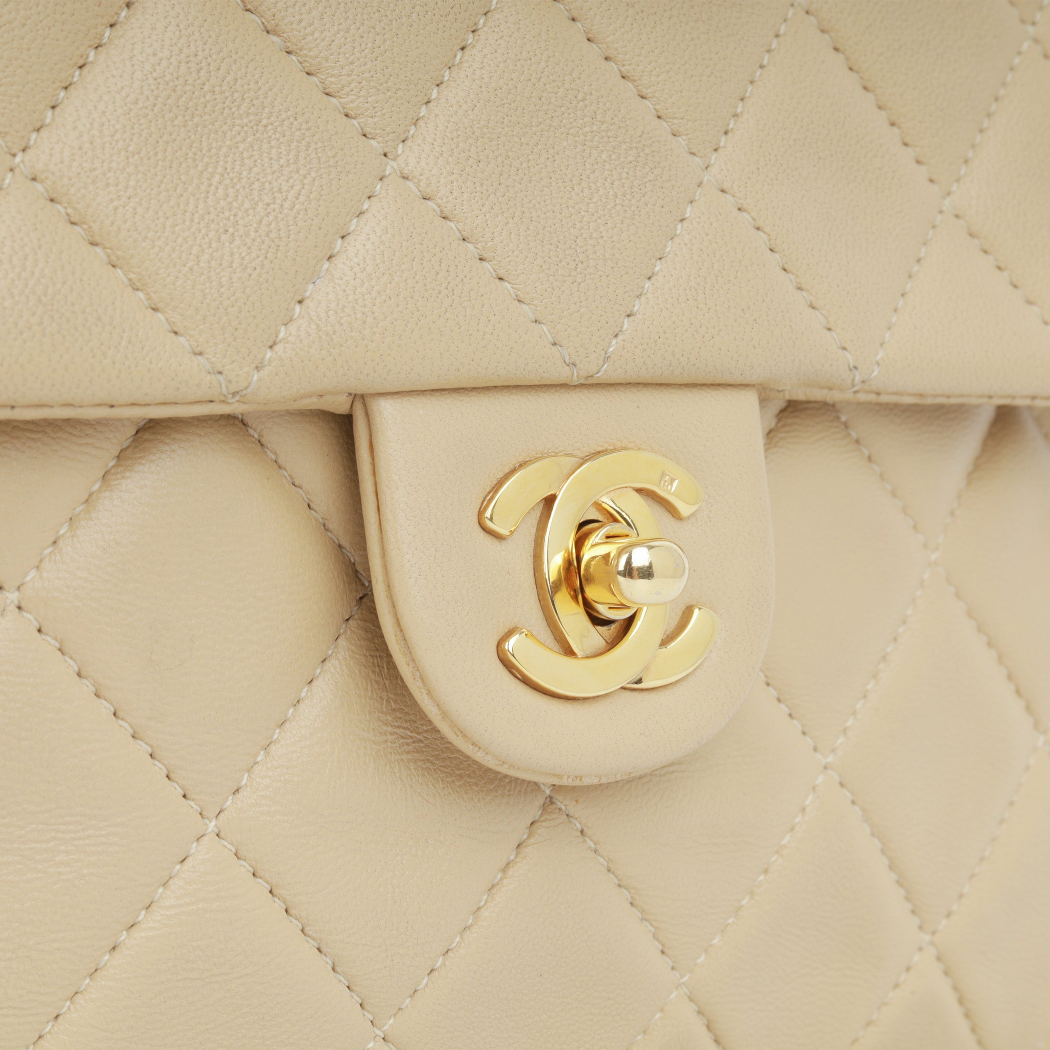 Le 5 a 7 24 Beige Lambskin Ghw