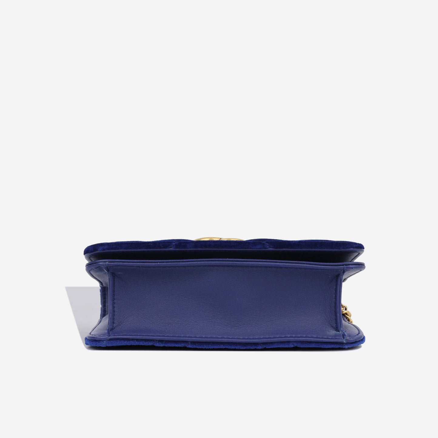 Mini Velvet Chevron Flap