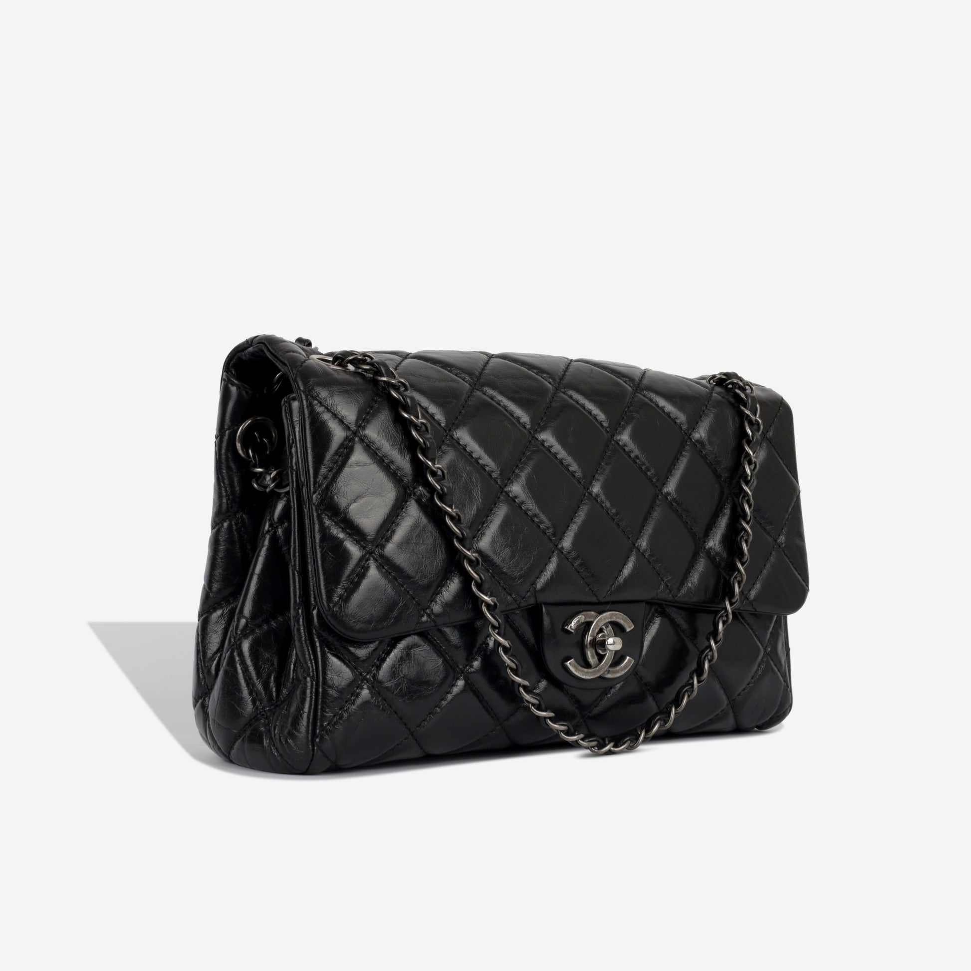 Chanel Lambskin Coco Chanel Black Quilted Handbag Chanel Coco Soft