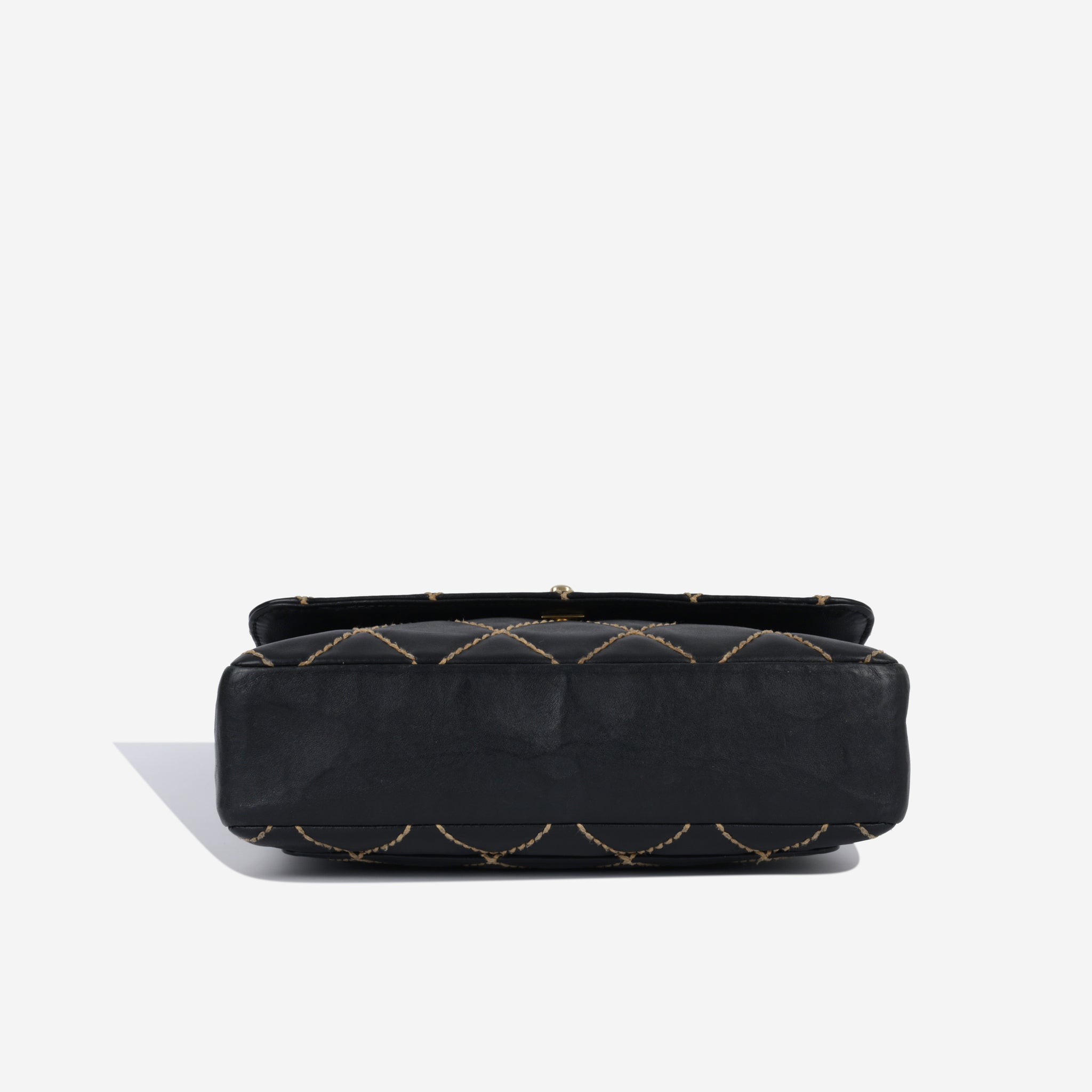 Chanel Wild Stitch Long Wallet-Black