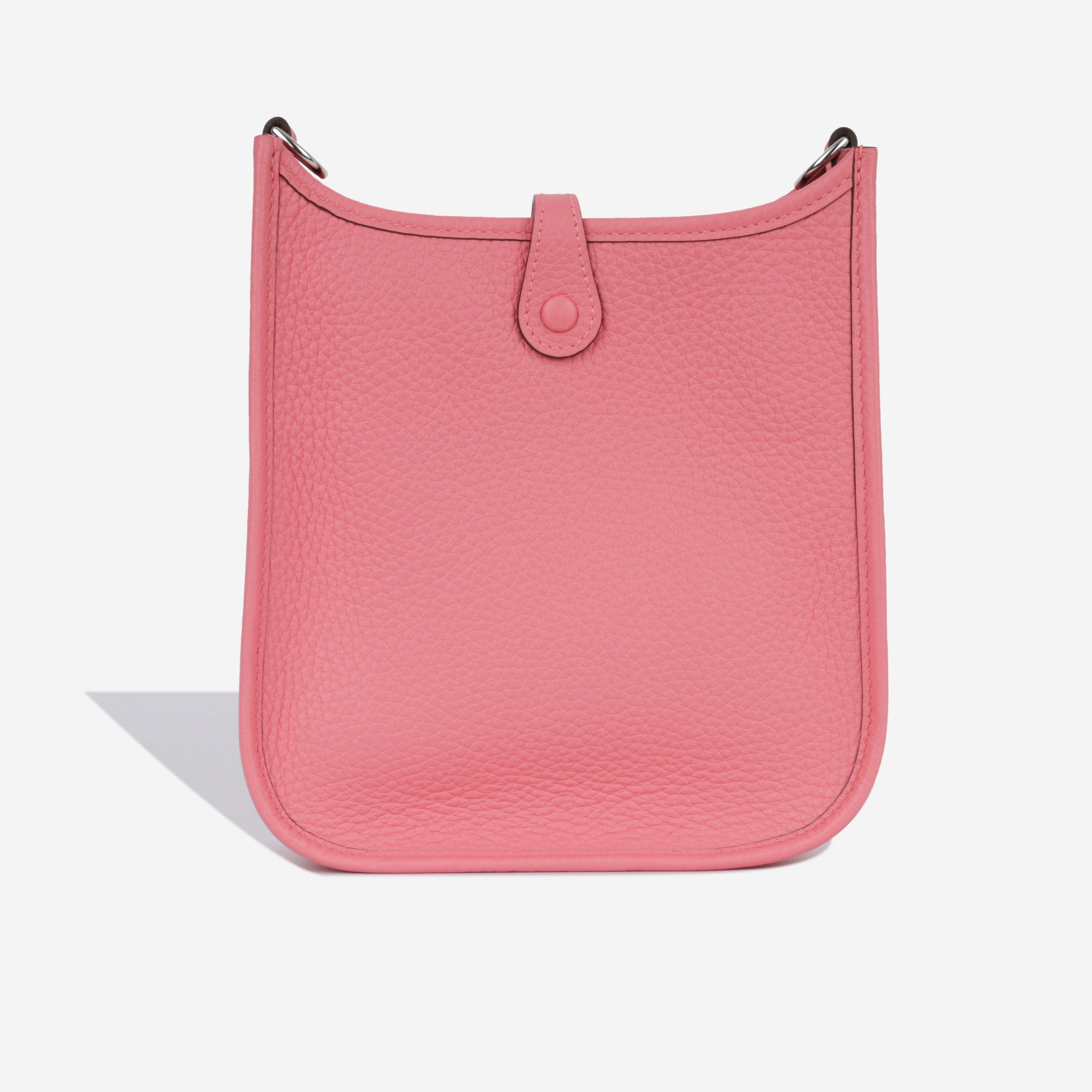 Hermès - Evelyne TPM - Rose Azalee Clemence Leather - PHW – Bagista