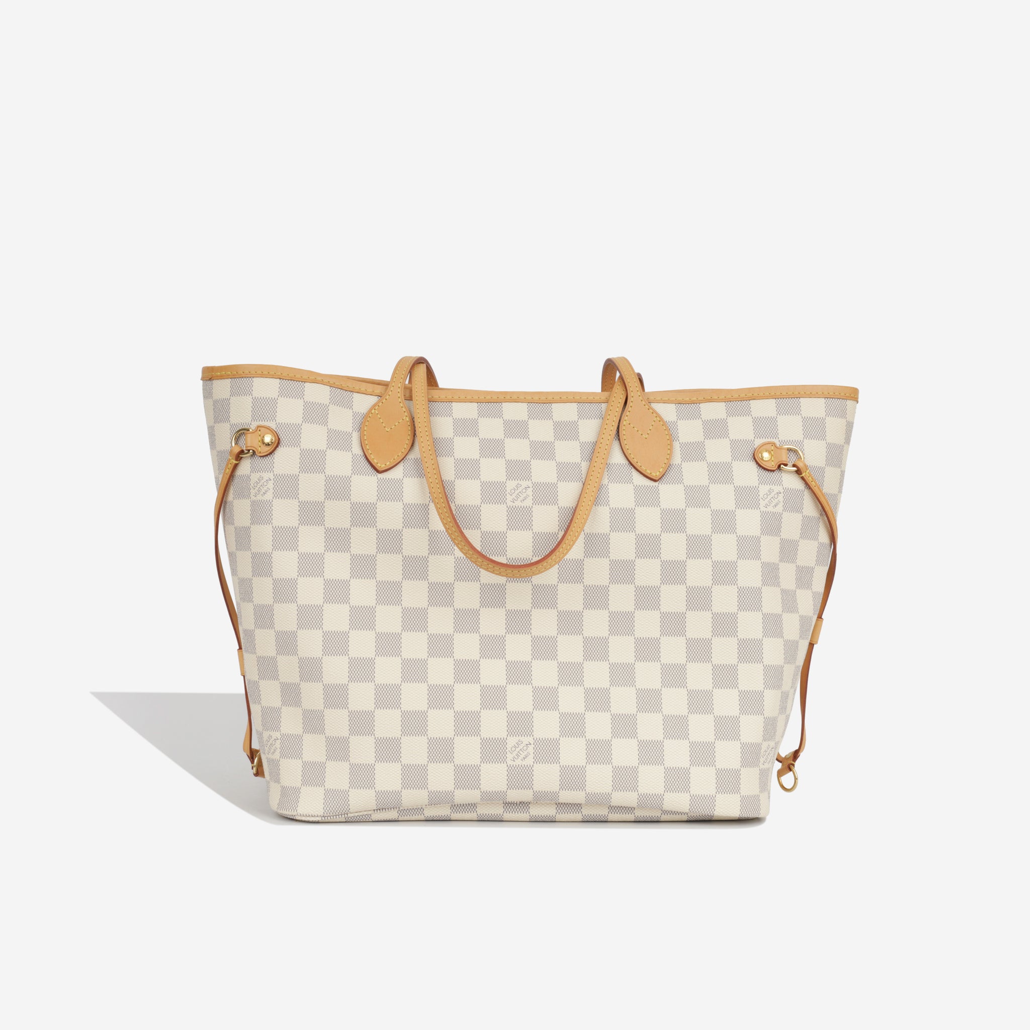 Louis Vuitton Neverfull MM in Damier Azur with Rose Ballerine Lining - SOLD