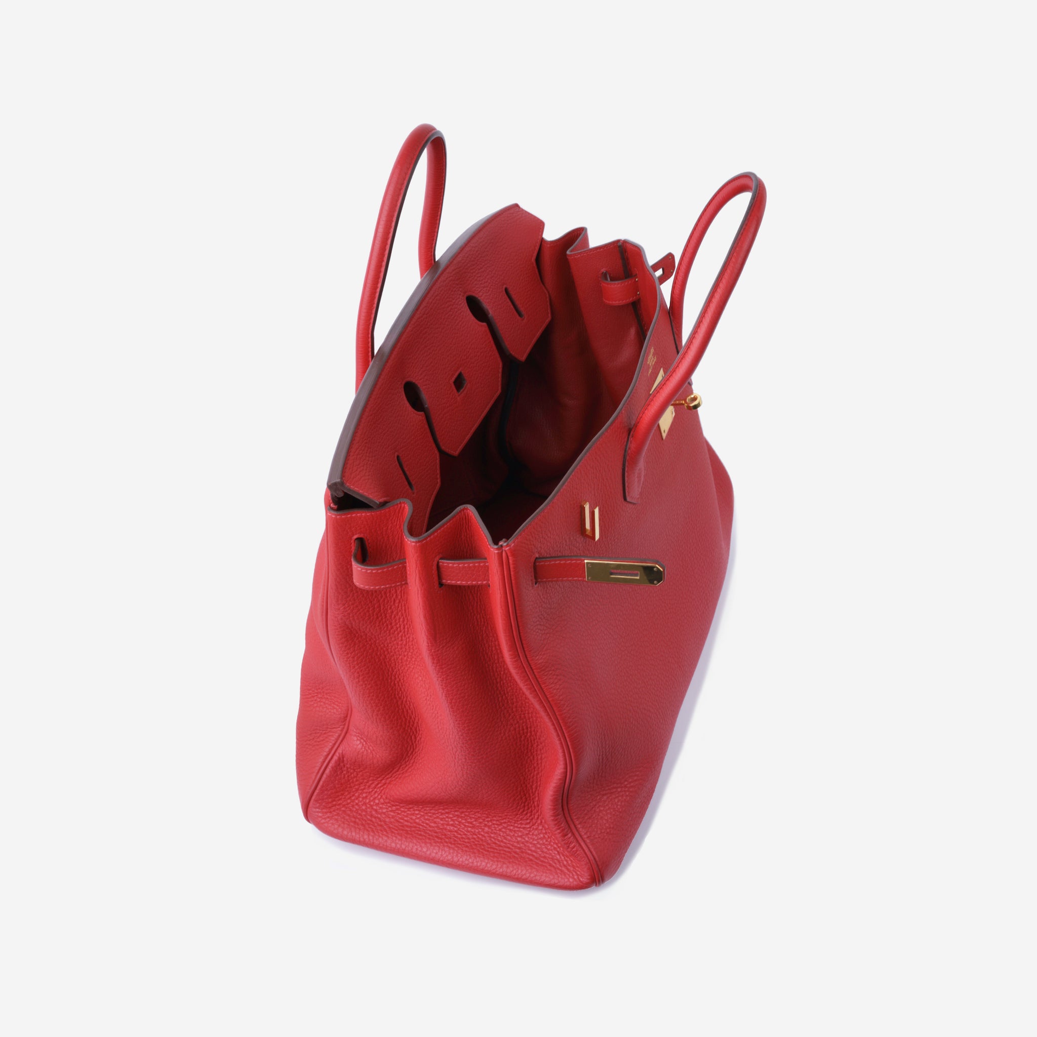 Hermès - Birkin 40cm - Rouge Garance Togo - GHW - Pre-Loved