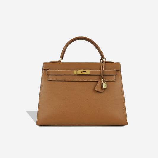 Vintage Kelly 32 - Gold Epsom