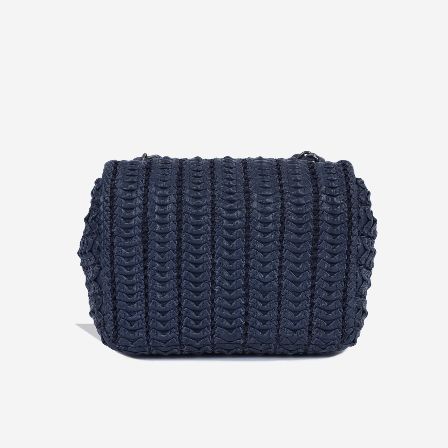 Mini Crochet Lambskin Flap