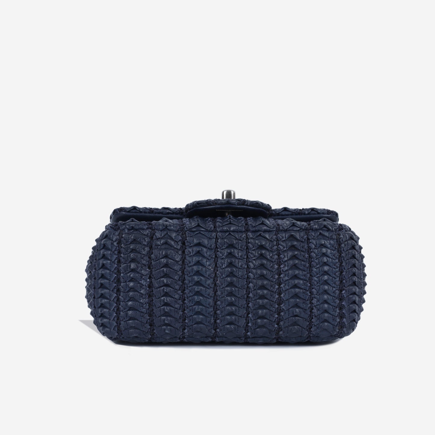 Mini Crochet Lambskin Flap