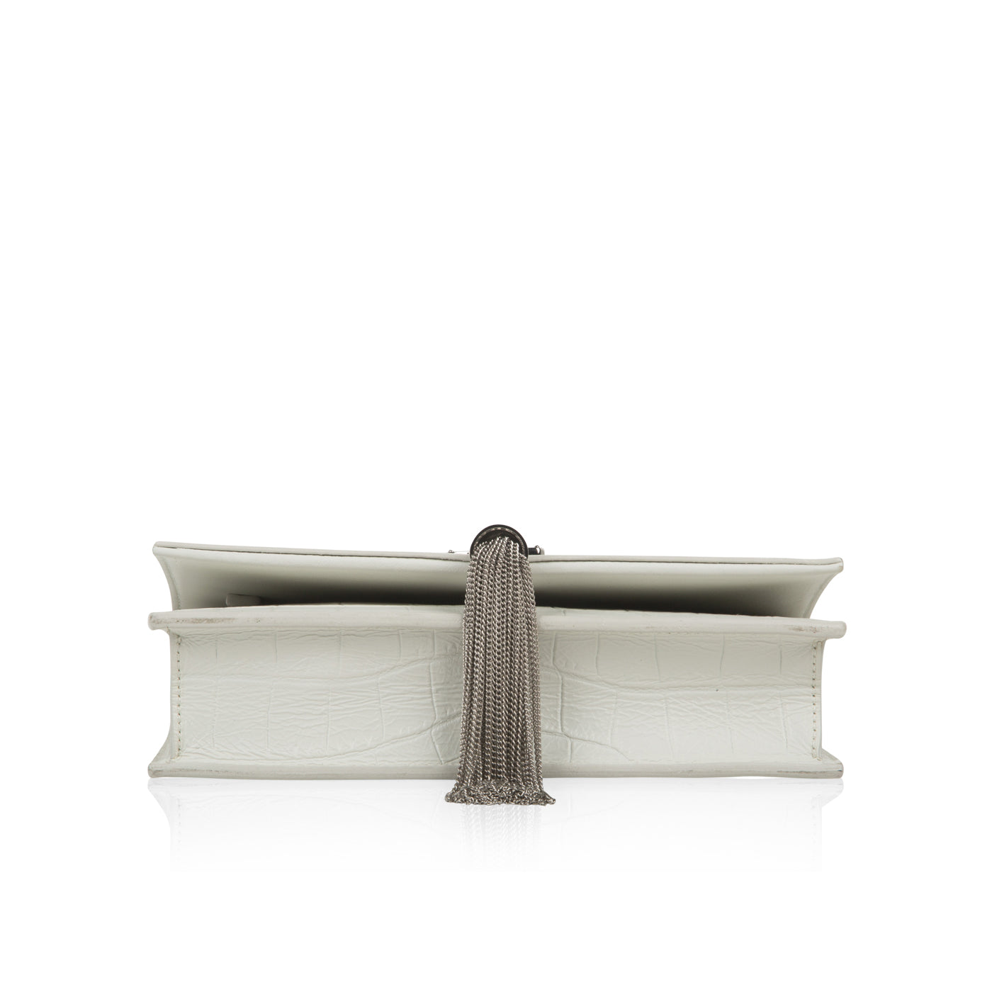 Small Kate Tassel - Croc Embossed