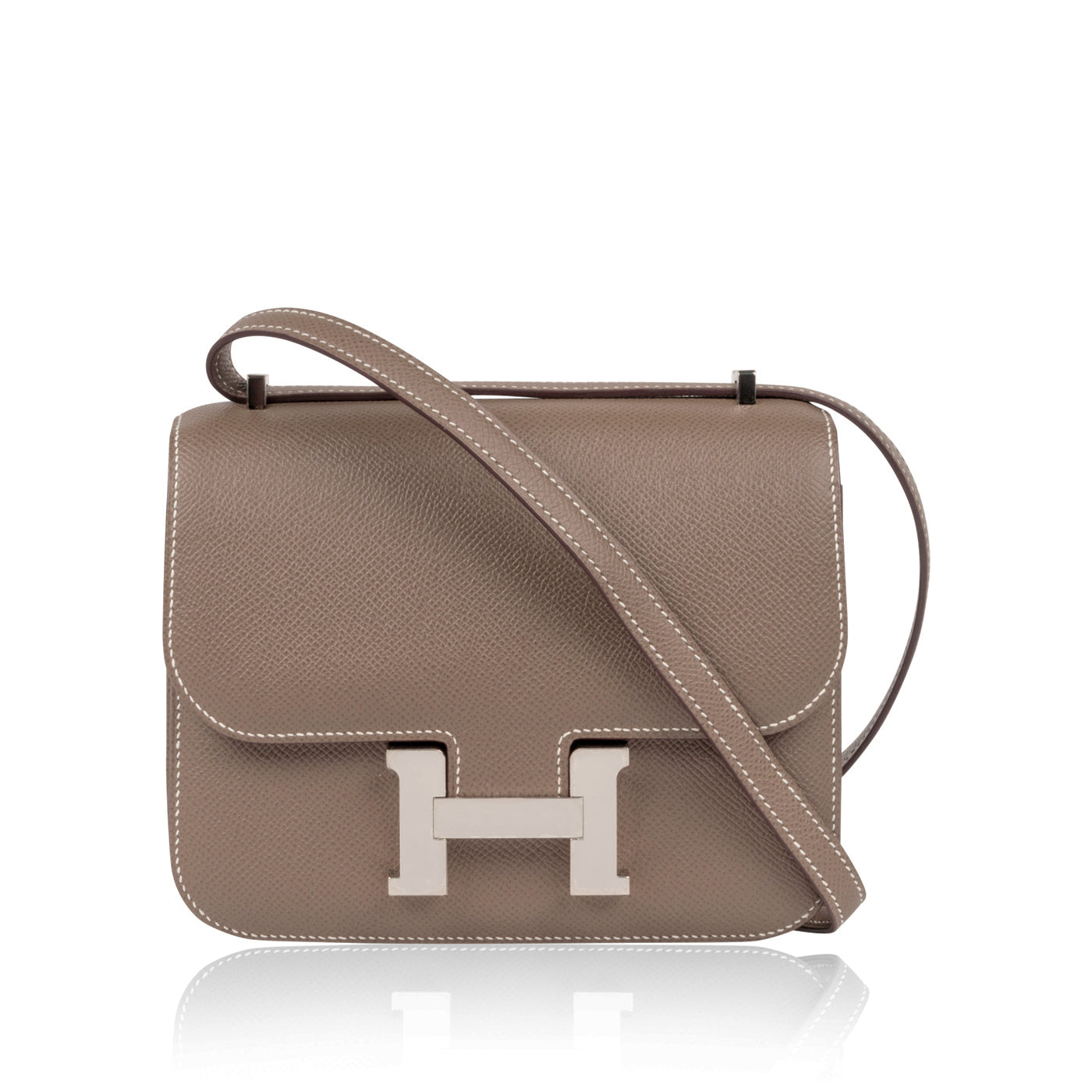 HERMÈS Constance Mini 19 shoulder bag in Jaune Ambre Epsom leather with  Palladium hardware-Ginza Xiaoma – Authentic Hermès Boutique