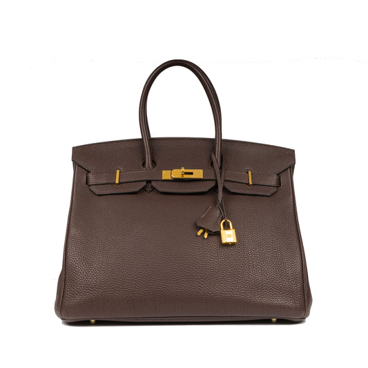 Birkin 35 - Chocolate Brown - GHW