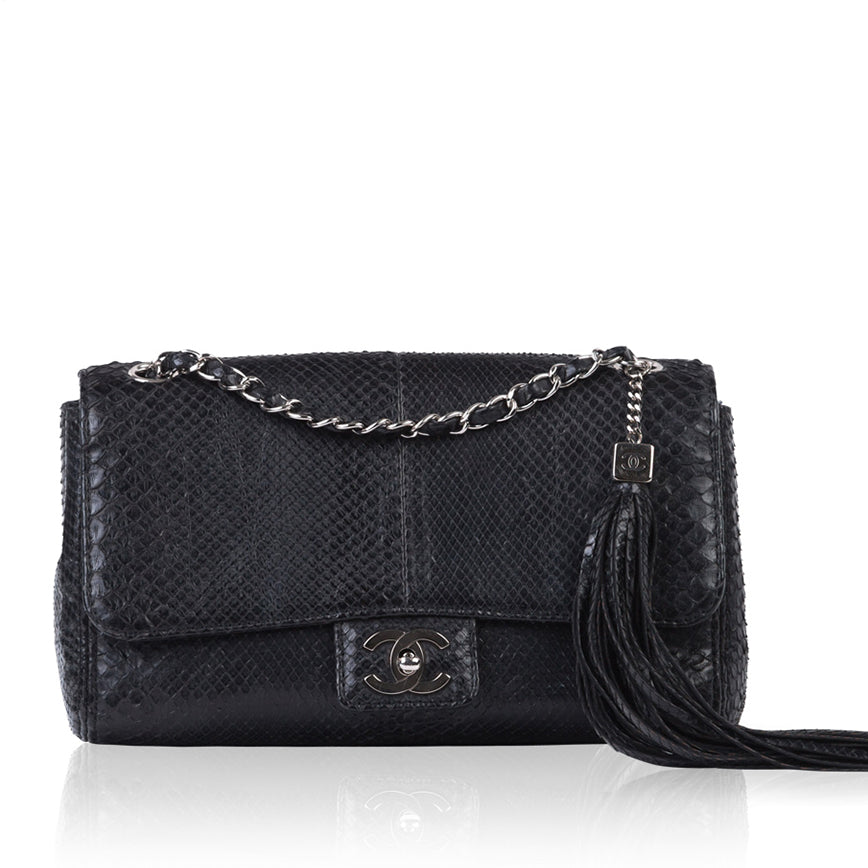 Timeless Python Shoulder Bag